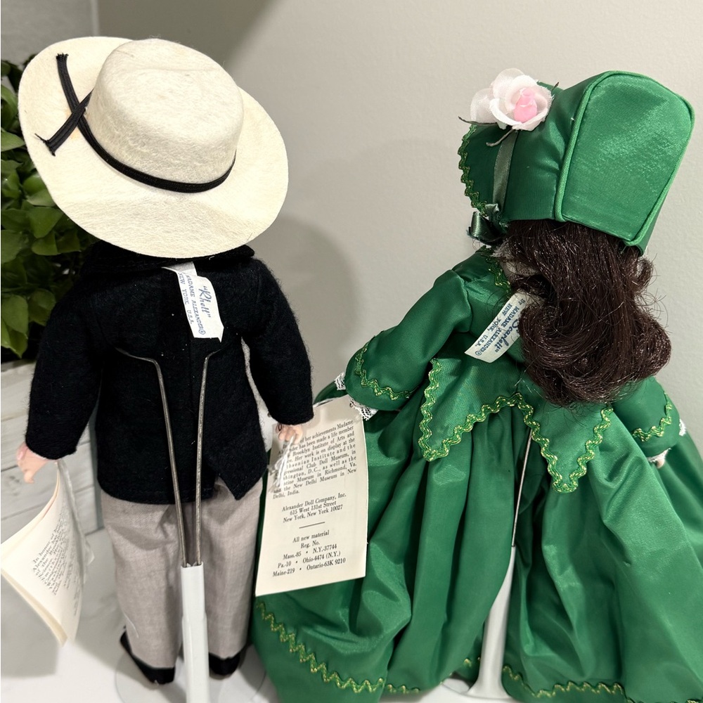 Madame Alexander Scarlett & Rhett dolls Gone with the Wind w/ Boxes! FLAW - Picture 12 of 14